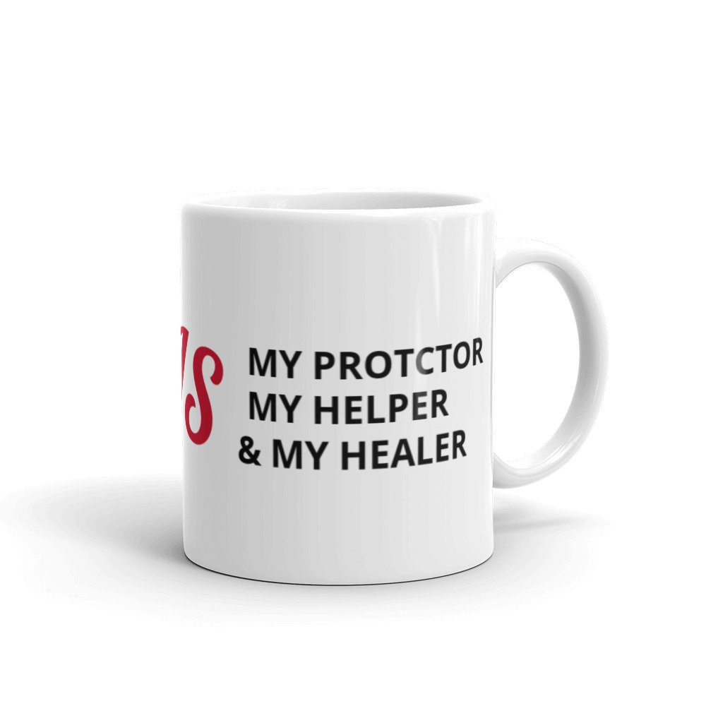 jesus is my helper mug